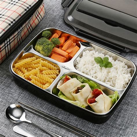 stainless steel bento box|lunch box steel bento adult.